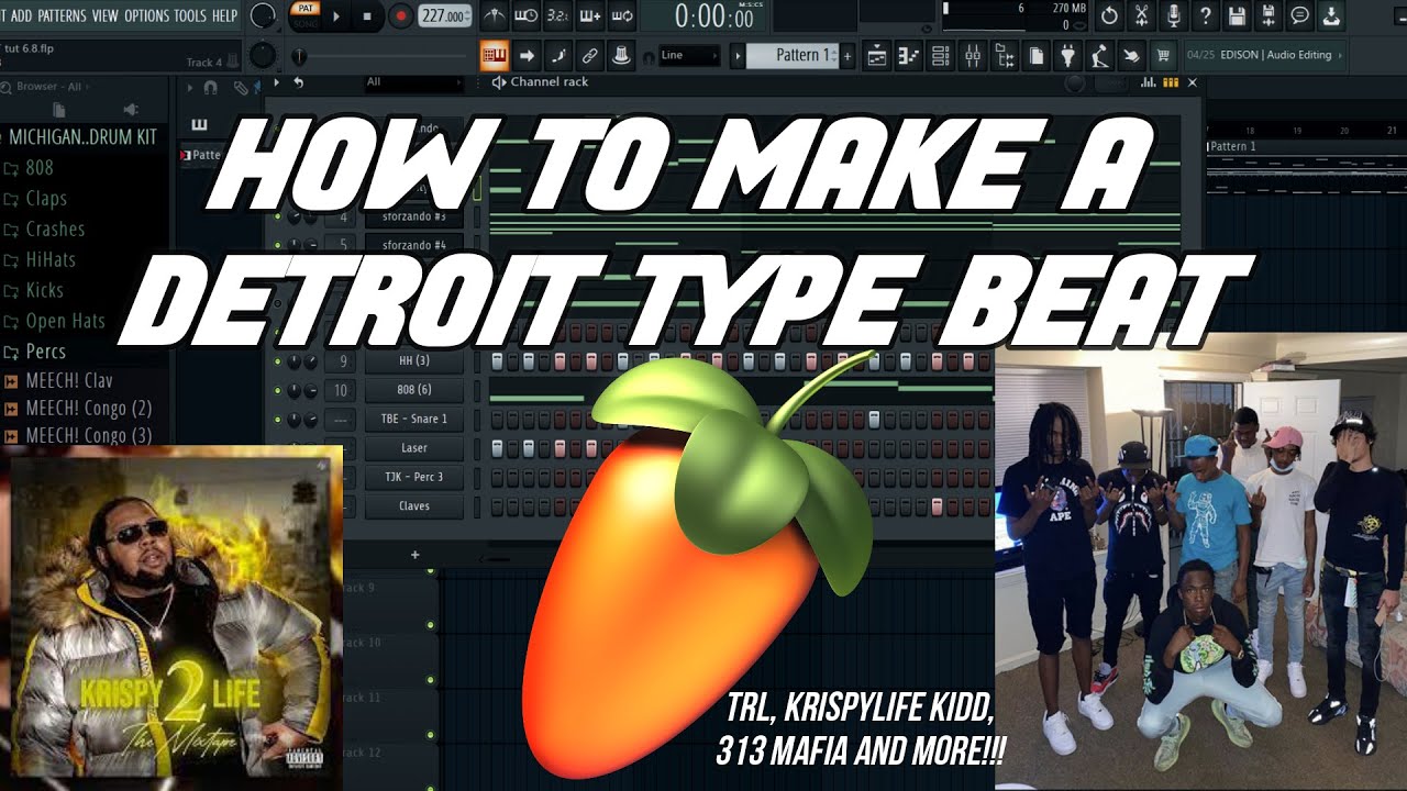 How To Make A Detroit Type Beat | TRL, Krispylife Kidd | Detroit Type beat Tutorial 2021 | JAVEN