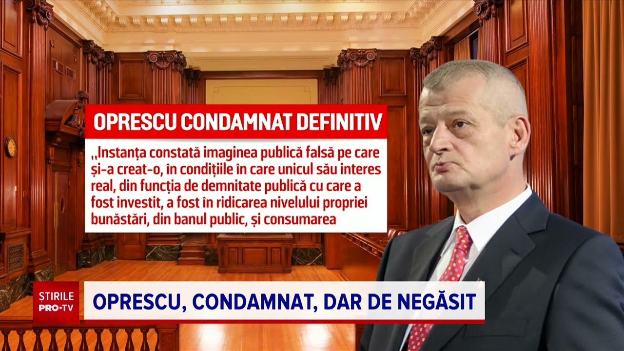 Sorin Oprescu ar fi fugit din țară imediat după Paște. Ce scrie în decizia de condamnare