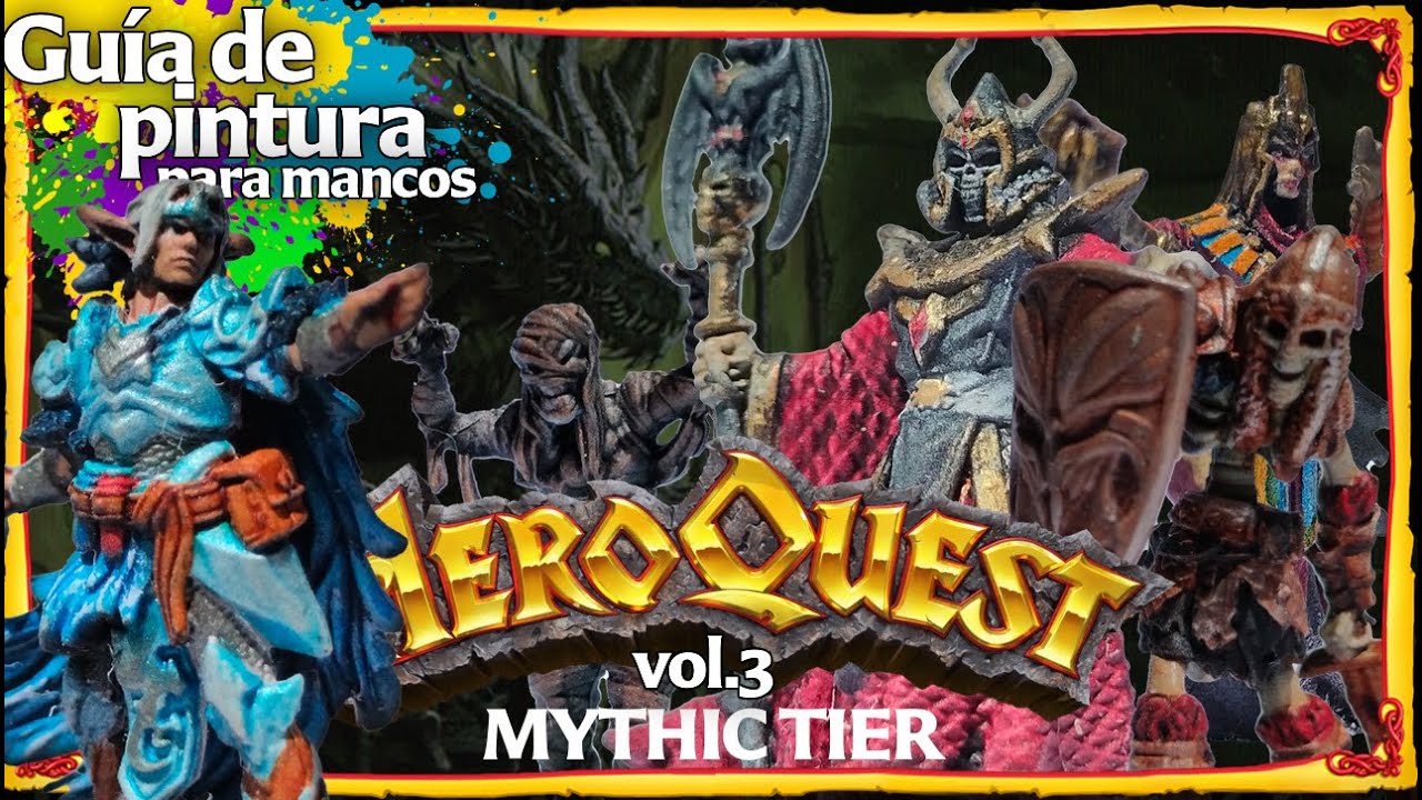 🎨 HeroQuest MYTHIC PINTADO al completo - vol.3 ​🔥  #painting #heroquest #miniaturepainting