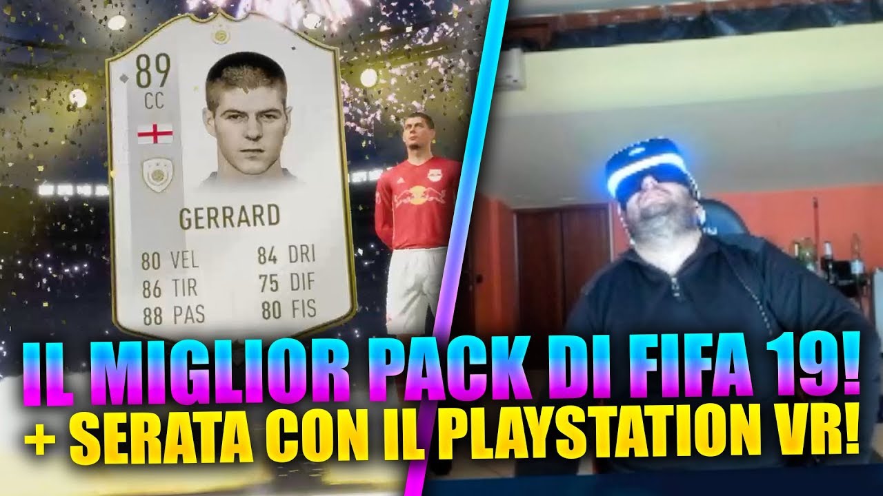 IL MIO MIGLIOR PACK DI FIFA [ICONA] + BABBO NATALE MI HA REGALATO IL VR!