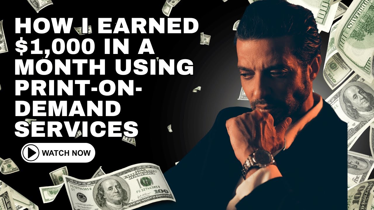 How I Earned $1,000 in a Month Using Print-on-Demand Services