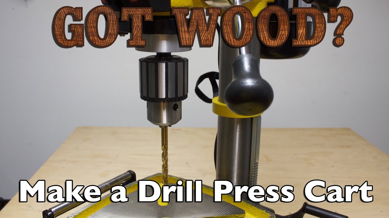 Make a Rolling Drill Press Cart