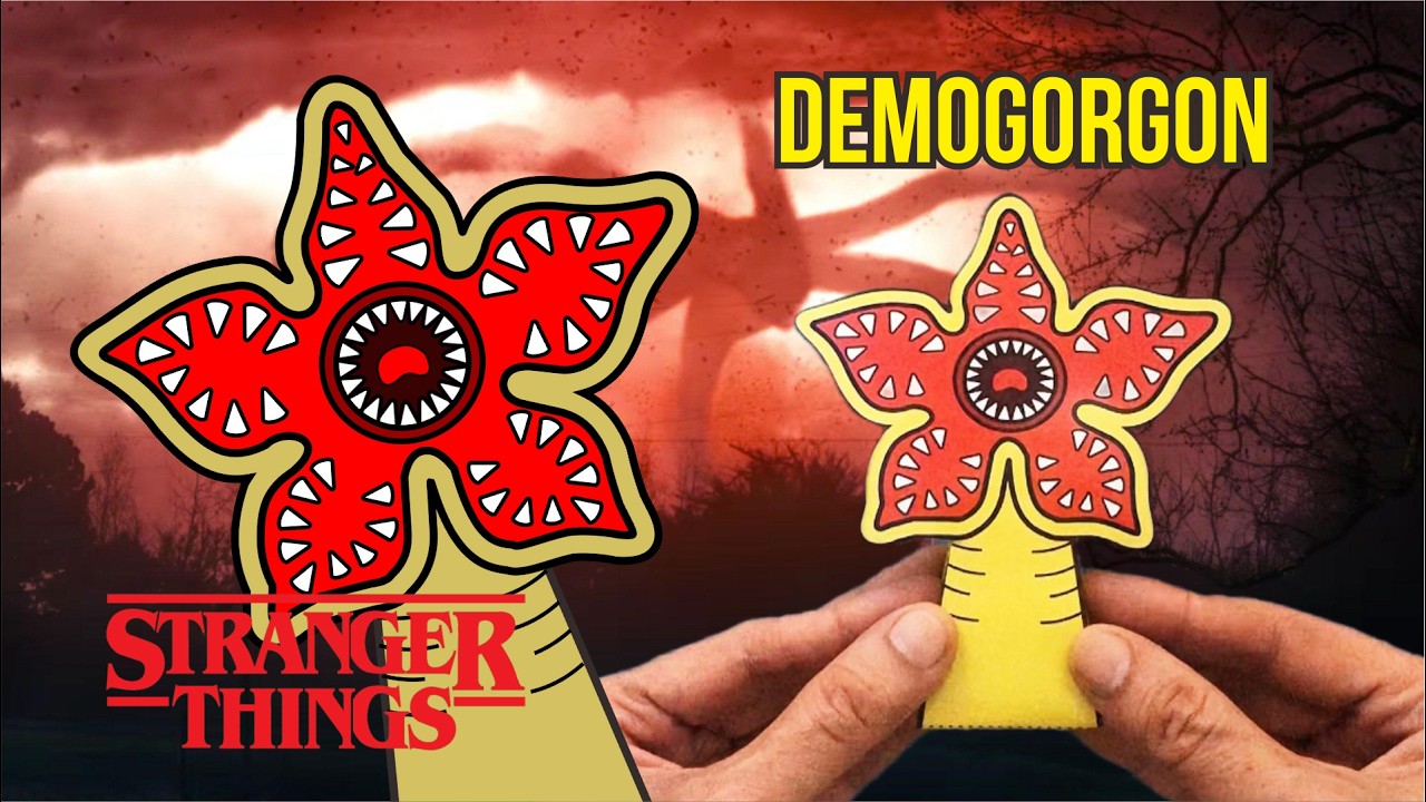 I MADE SPRUNKI OC DEMOGORGON PAPERCRAFT | Stranger Things Demogorgon papercraft