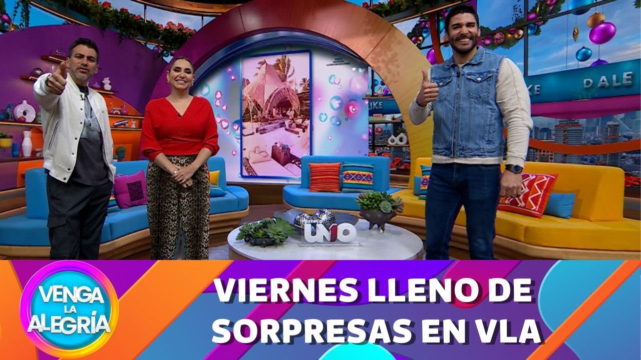 Viernes lleno de sorpresas en VLA | Programa 10 enero 2025 PARTE 1 | Venga la Alegría