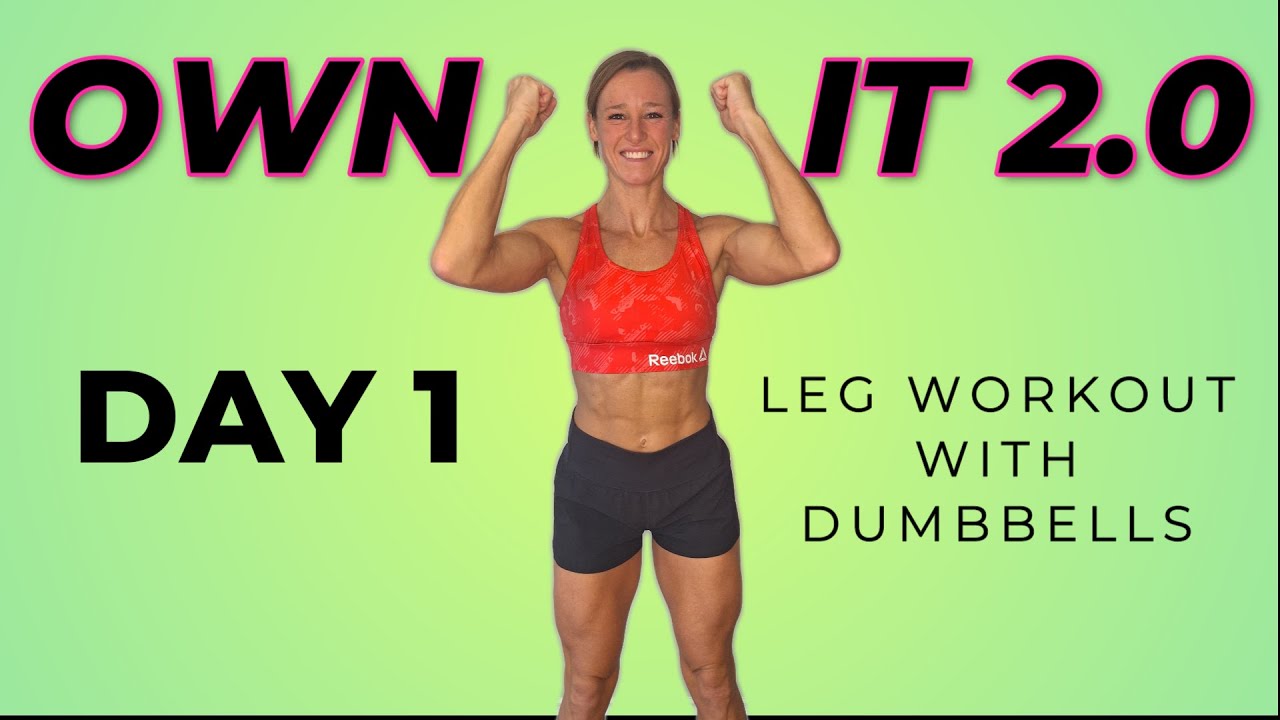 45 MINUTE LEG WORKOUT | QUADS AND CALVES | OWN IT 2.0 DAY 1 | AT HOME PROGRAM