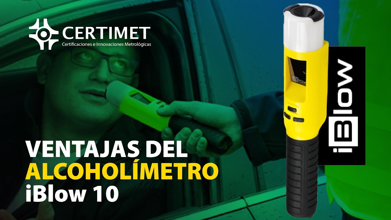 iBlow 10 ¿Cómo usar este alcoholímetro para medir alcohol en el aliento? | CERTIMET