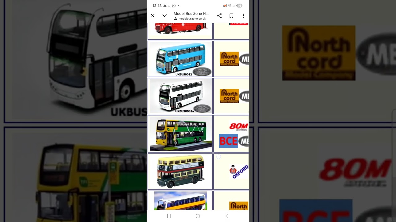 Model Bus Zone Website 