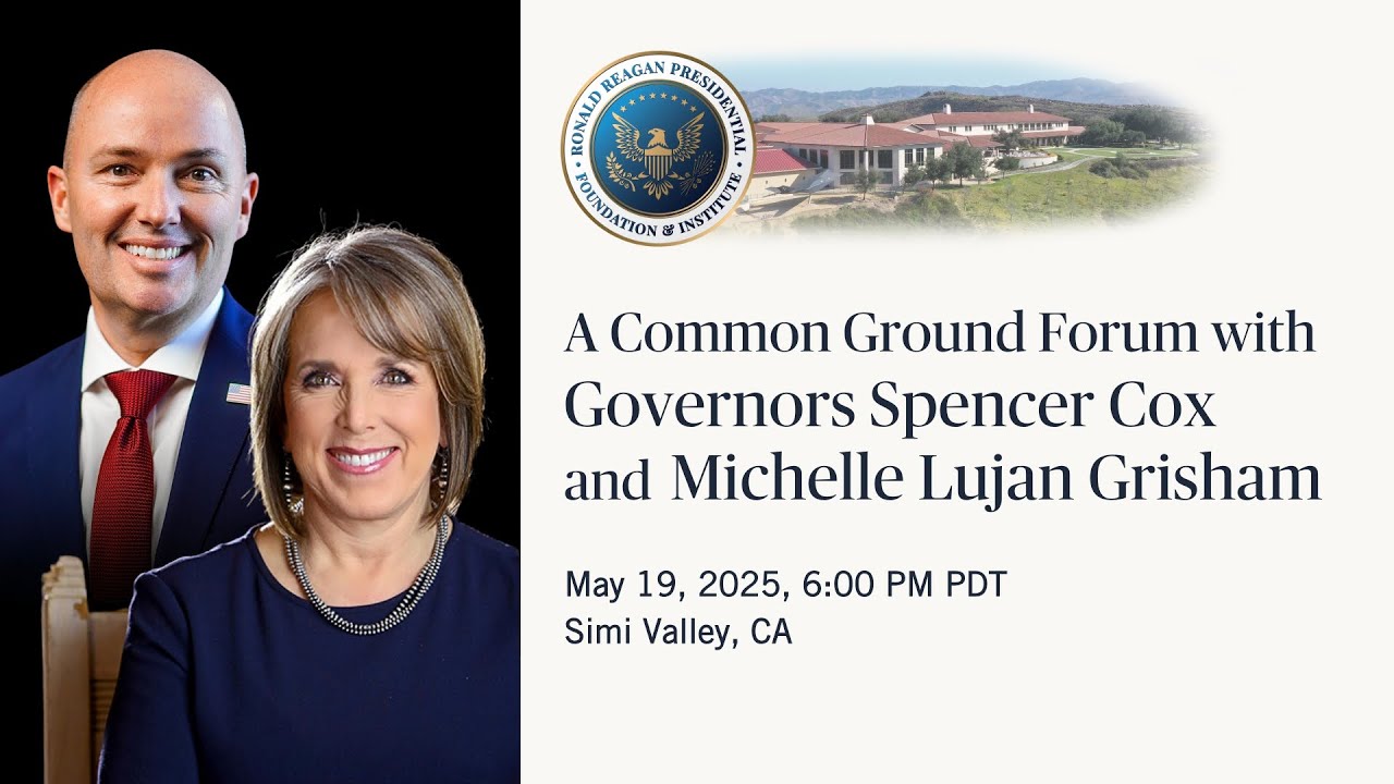 A Common Ground Forum with Governors Spencer Cox and Michelle Lujan Grisham