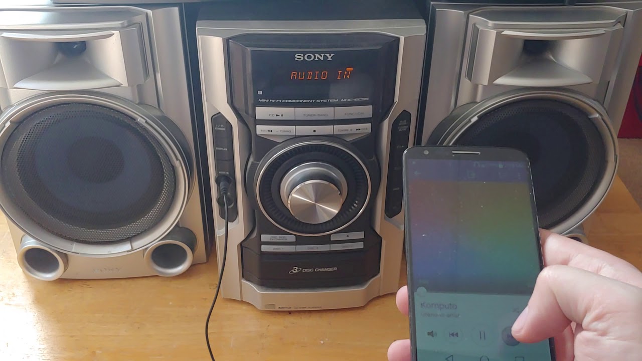 Sony MHC-EC55 mini hi-fi component system (10 years old)