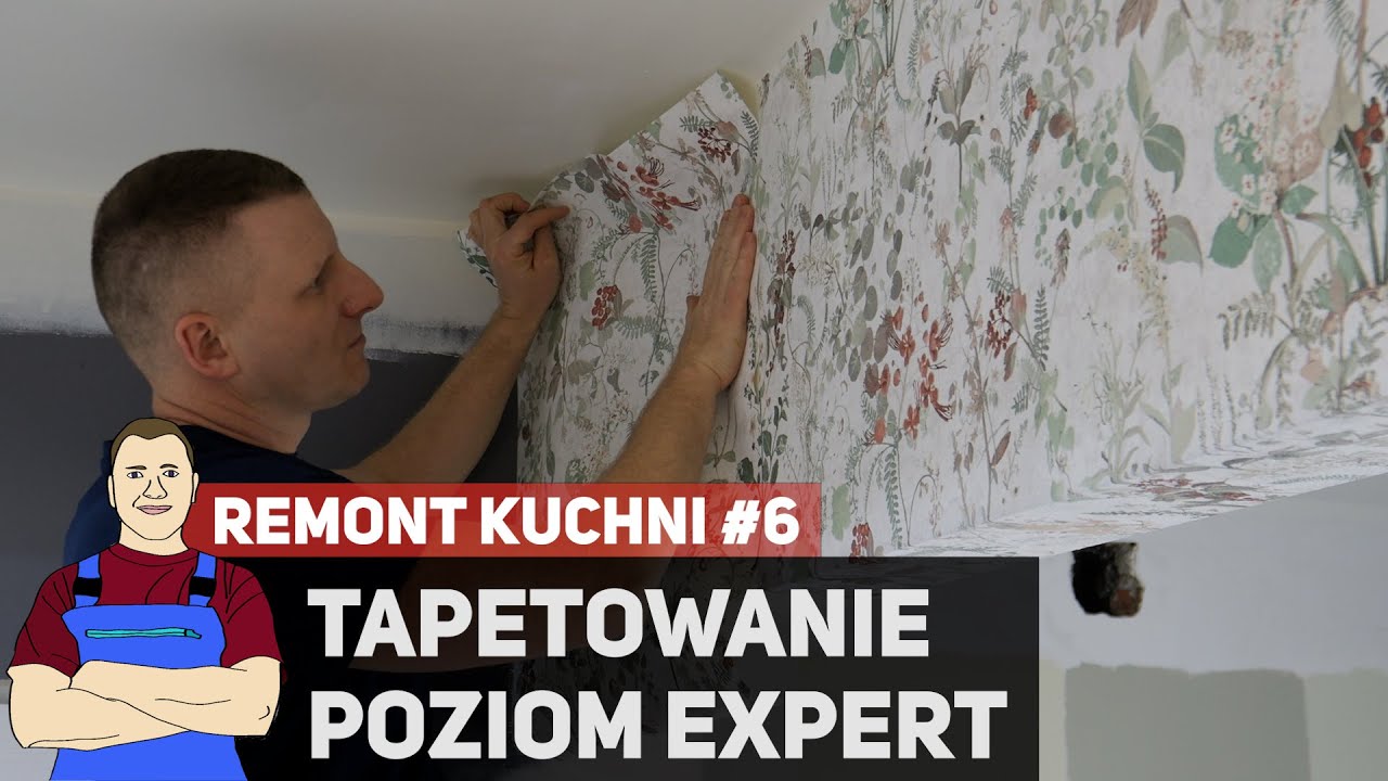 Tapetowanie poziom EXTRA, malowanie, listwowanie - Remont DUŻEJ kuchni #6