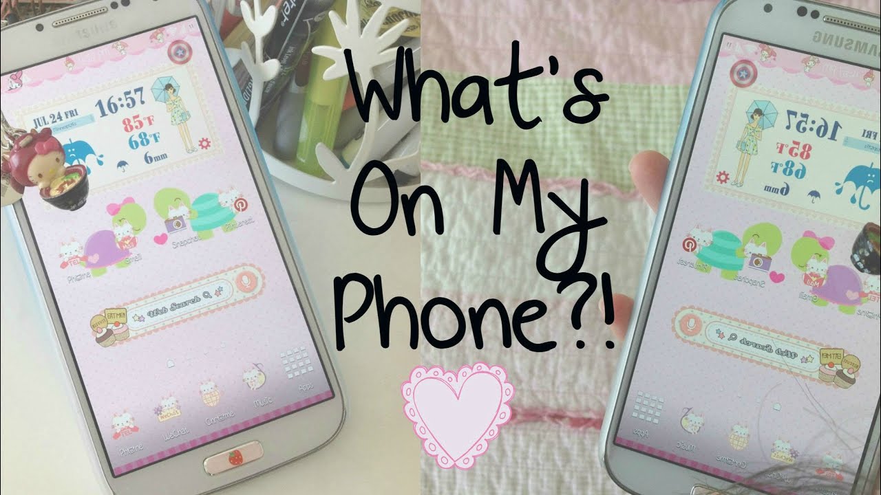 WHAT'S ON MY PHONE?! *Kawaii* Galaxy S4 | DIYDazzleNails