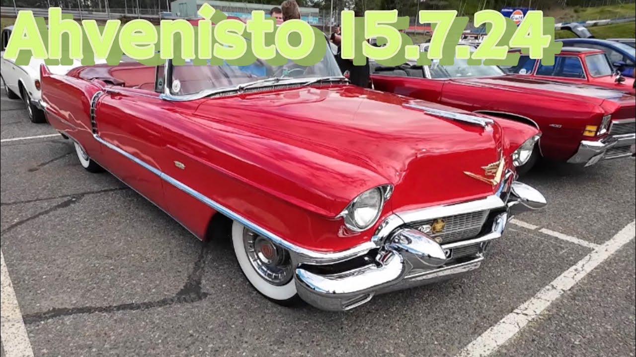 Harrasteauto kokoontuminen Ahvenisto 15.7.24