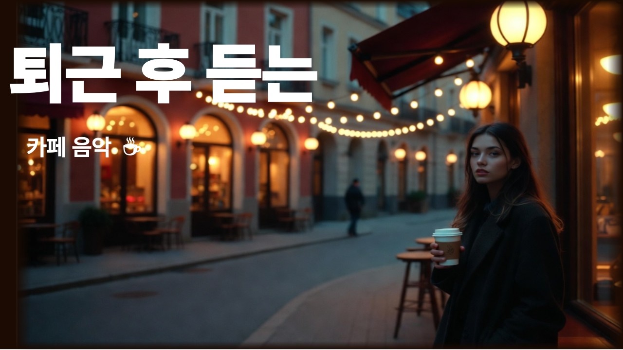 [playlist]퇴근 후 듣기 좋은 카페 음악 ☕잔잔한 도시 감성 Cafe Playlist