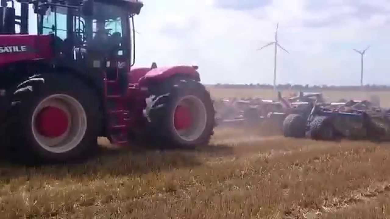 Szok!!! Uprawa pożniwna, 9,00 ha/h!!! VERSATILE 400 4WD + Kockerling Vector 800