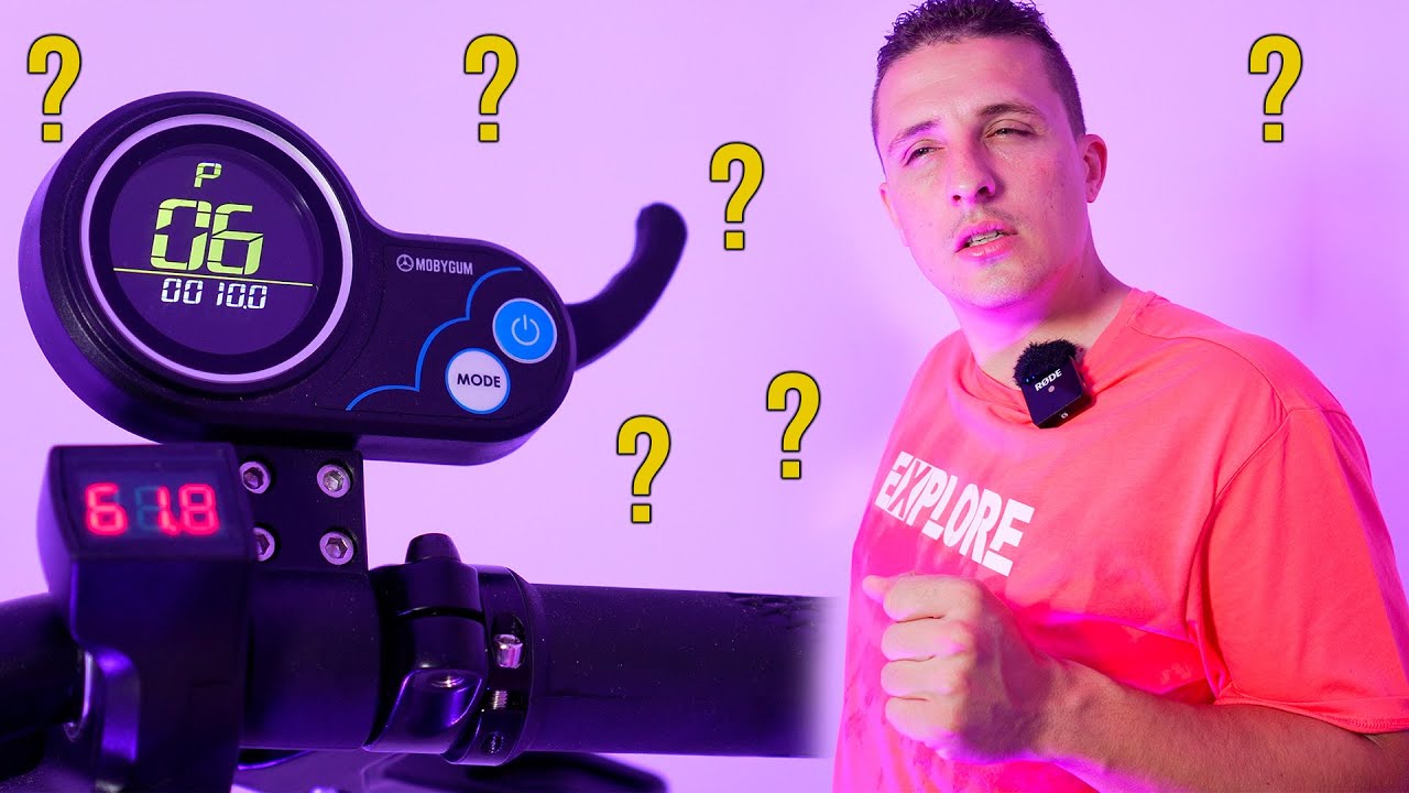 BIEN PARAMÉTRER SON DISPLAY LCD - TROTTINETTE ÉLÉCTRIQUE MOBYGUM