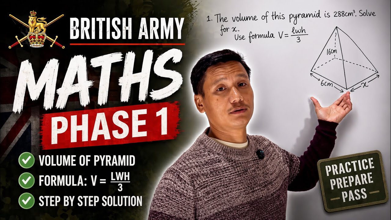 British Army Model Questions #Maths Test | Part -I