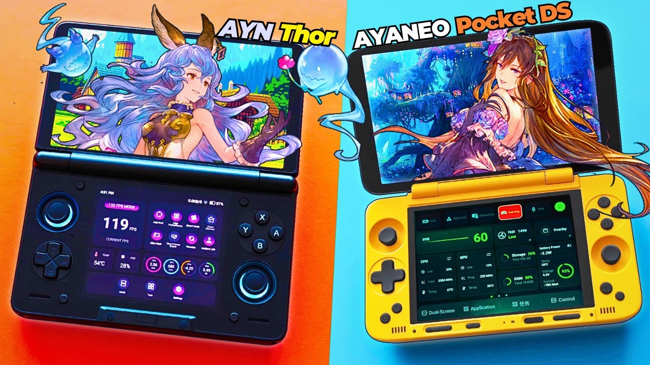 AYN Thor против AYANEO Pocket DS: какой из них выбрать?