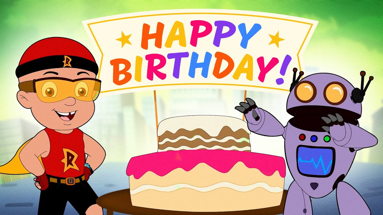Happy Birthday Mighty Raju | Celebrating Mighty Raju Birthday | Cartoon For Kids