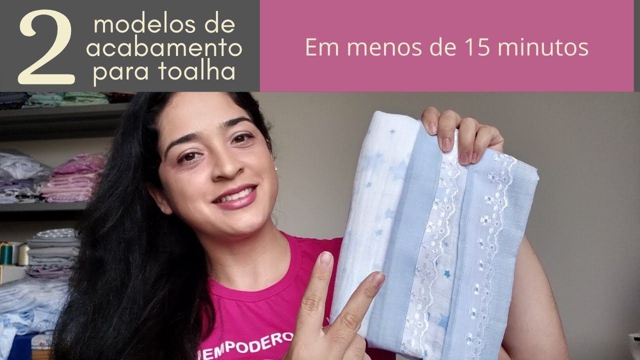 Toalha de fralda, como fazer