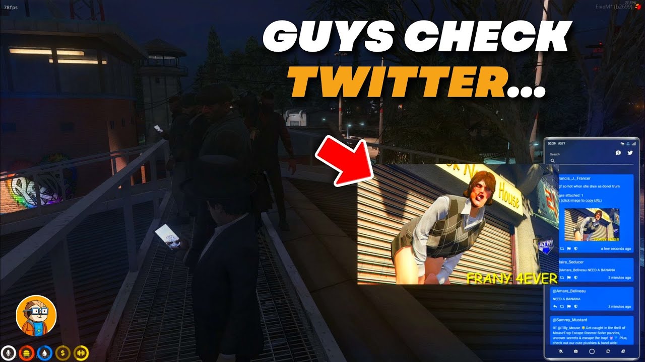 Francis Gets A Call From France After Posting the Pic Of Her Dressed As Donald Trump... | NoPixel RP