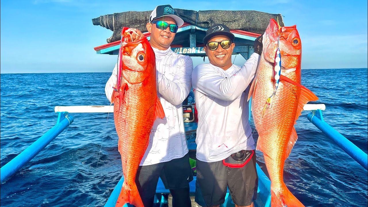 DOUBLE STRIKE RUBY SNAPPER BABON‼️DUET MANCING FISH HUNTER BALI❌HANTU LAUT MANADO❌MANCING BOSQUE
