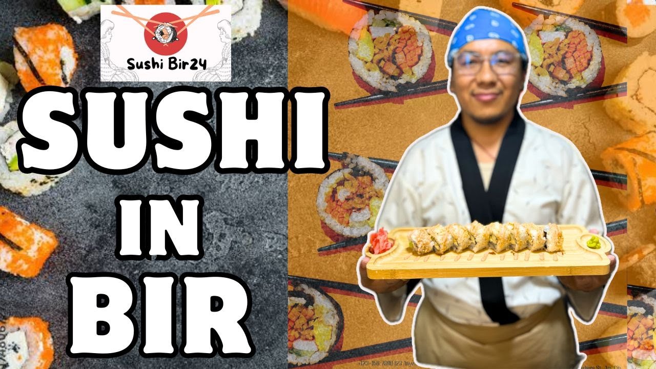 SUSHI IN BIR NOW 😃😃 || TASTE TEST || SUSHI LOVERS || BIR CAFE || TIBETAN VLOGGER 2024
