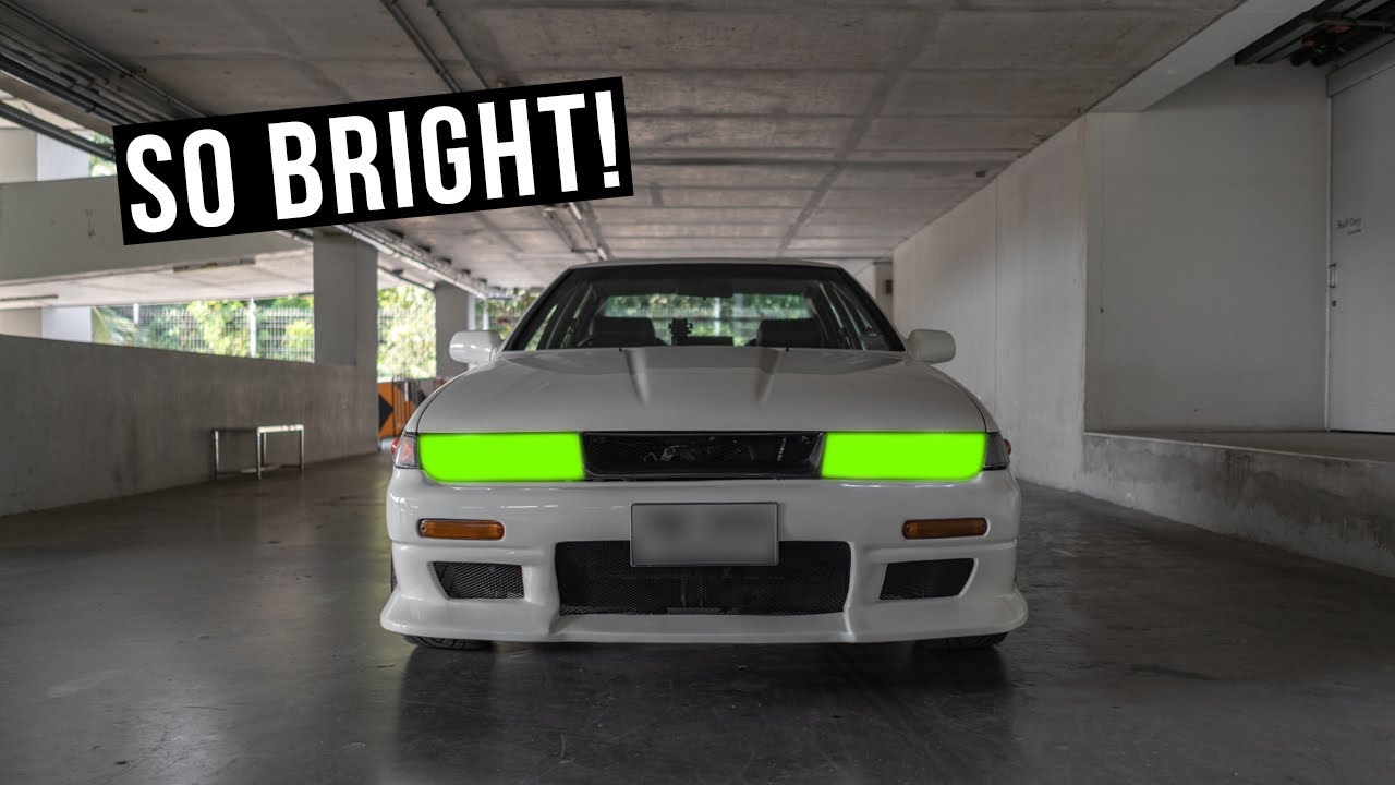My A31 Cefiro gets a brand new, custom headlight setup!
