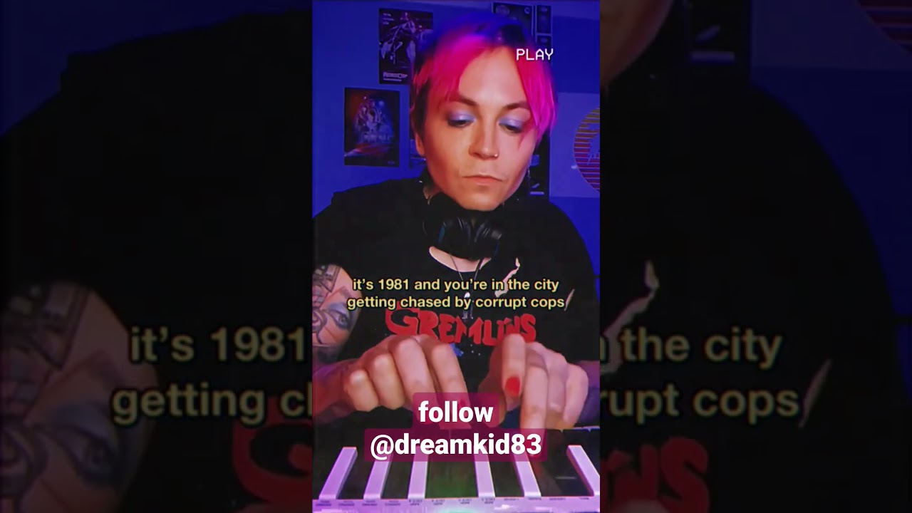 amazing tune by @dreamkid83 \m/, follow him!! #retrowave #shorts #synthwave #80s