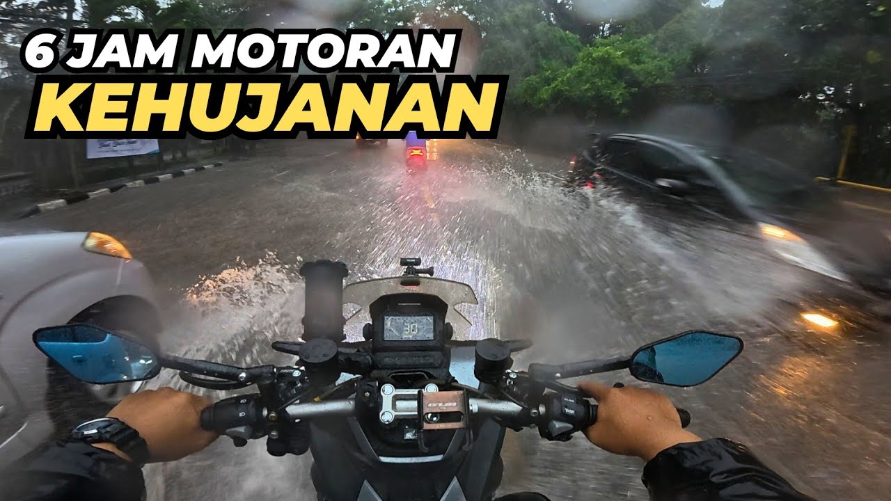 Part 1 | Paralaki Touring Bali 360 | 6 Jam Motoran ditemani Hujan Jalur Denpasar - Gilimanuk