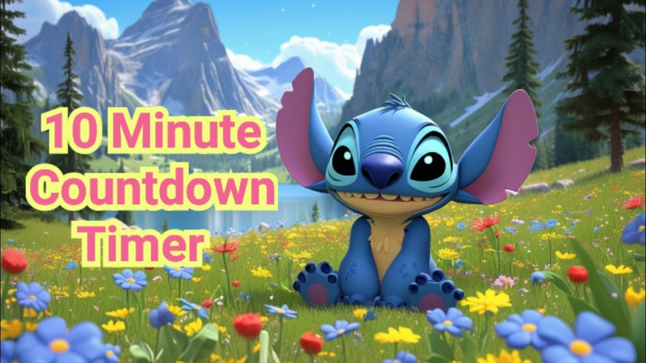 Spring into Fun! 10-Minute Timer with Stitch!