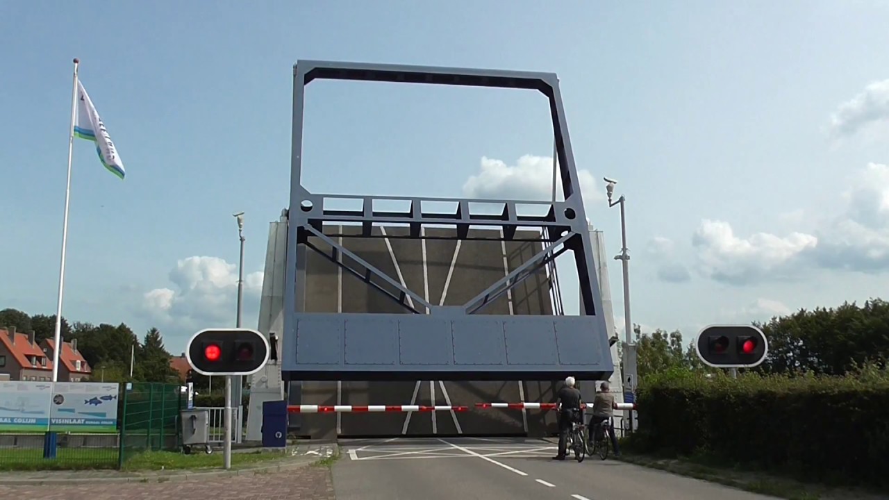 Brugopening Ketelsluisbrug Ketelhaven/ Ophaalbrug/ Drawbridge/ Pont Basculant/ Klappbr&uuml;cke
