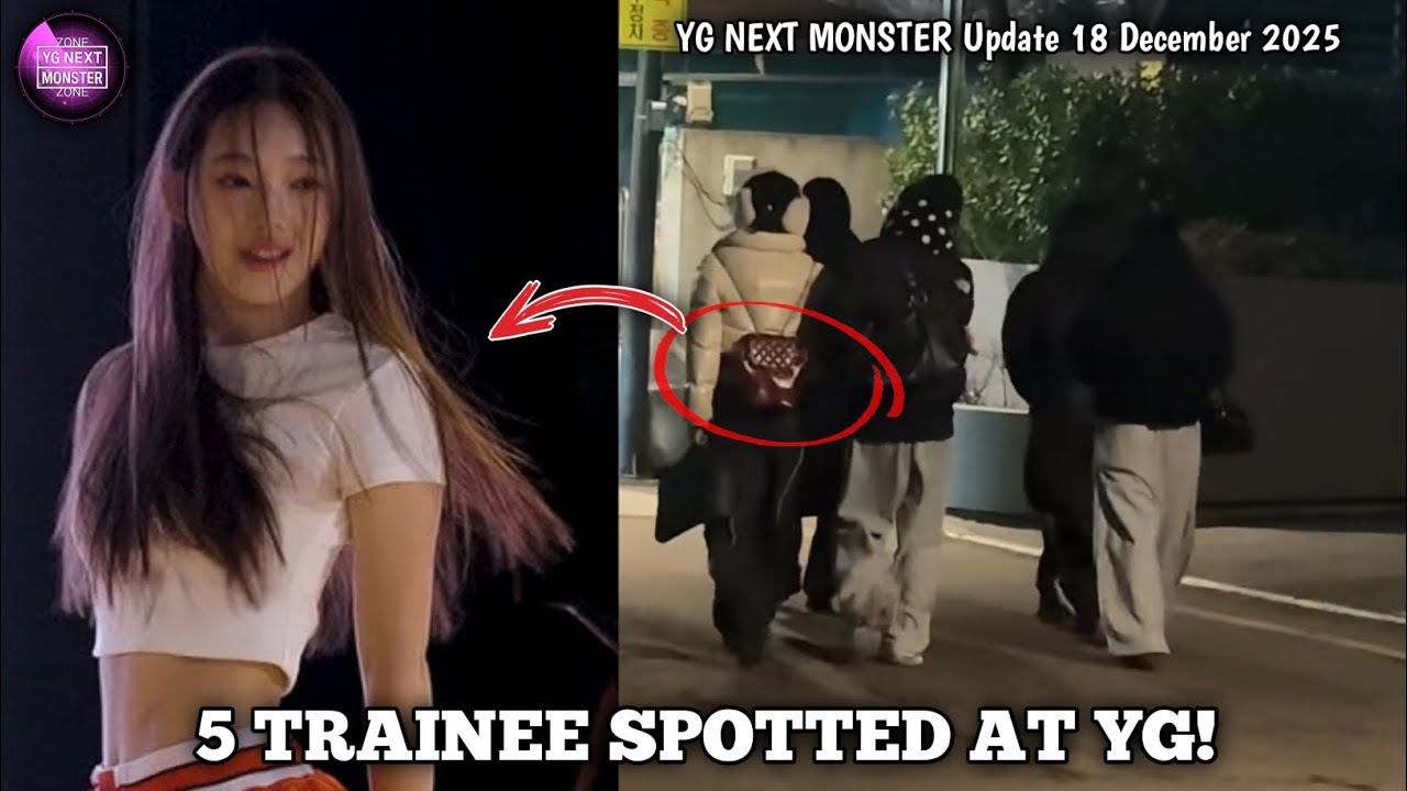 YG NEXT MONSTER Update 18 December 2025 | 5 Trainee Seen Leaving YG Entertainment Building!