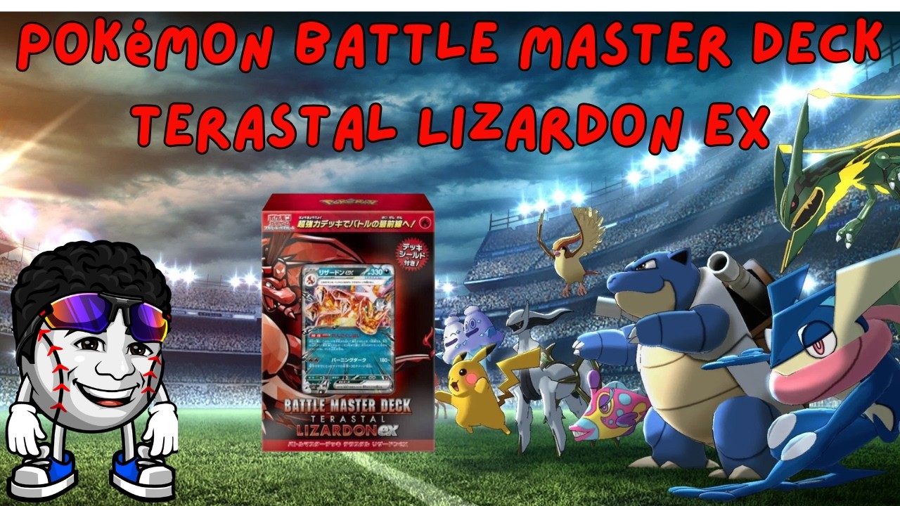 Pokémon Battle Master Deck Terastal Lizardon EX Rip #pokemoncards   #tradingcards #anime #viralvideo