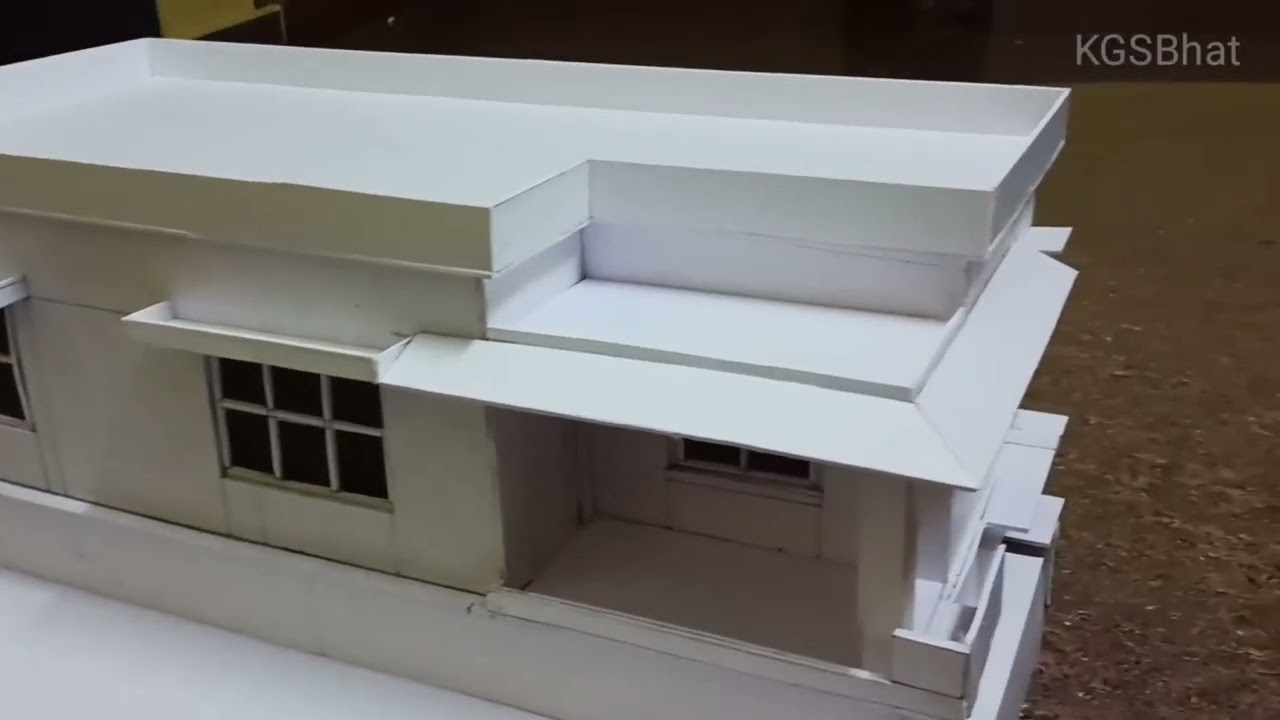 DIY Rooftop idea for aquarium tank using foam board | Giving the shape of my house to it.