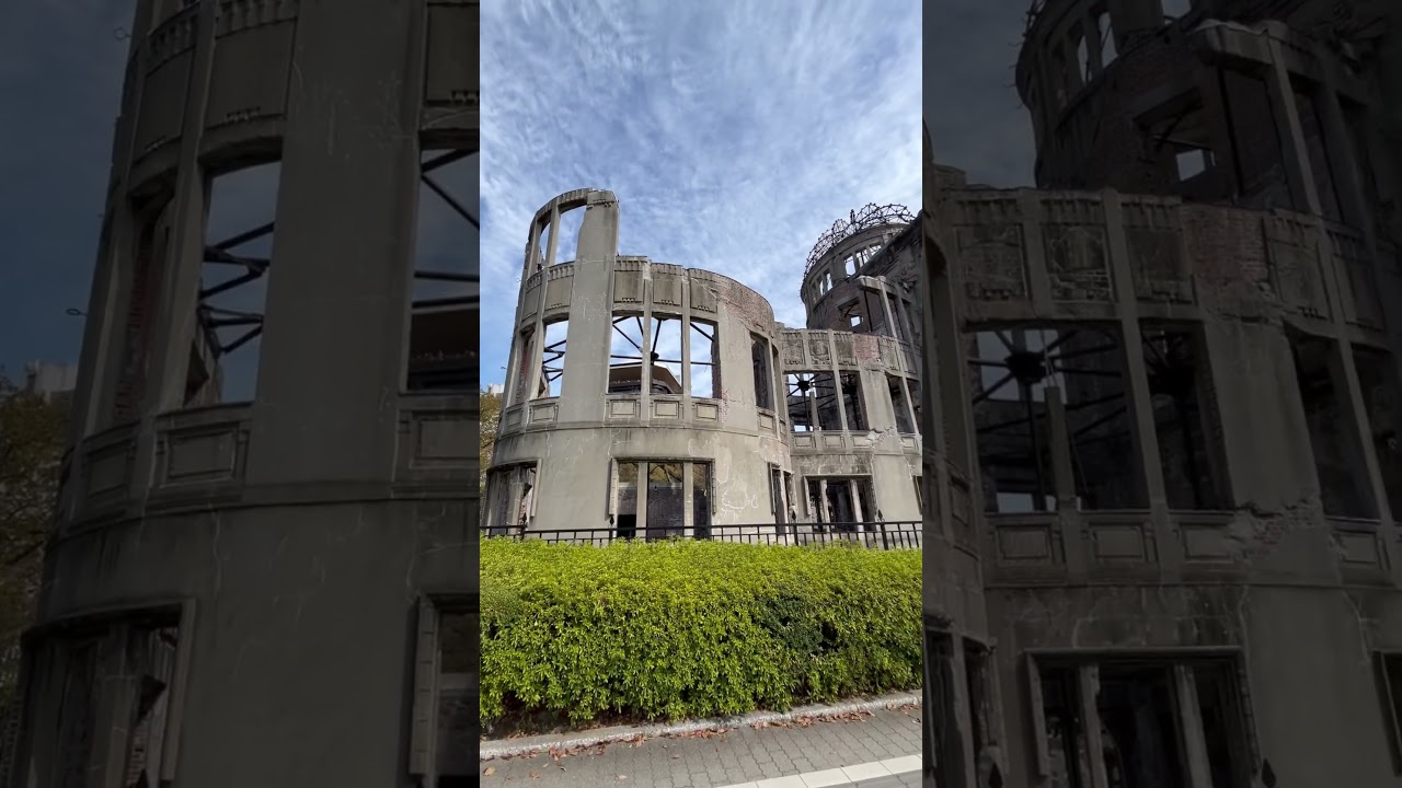 Atomic bomb dome in Hiroshima #travel #japan #hiroshimatrip #history