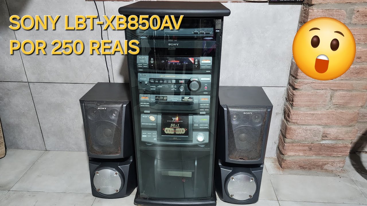 SONY LBT-XB850AV POR 250,00 REAIS