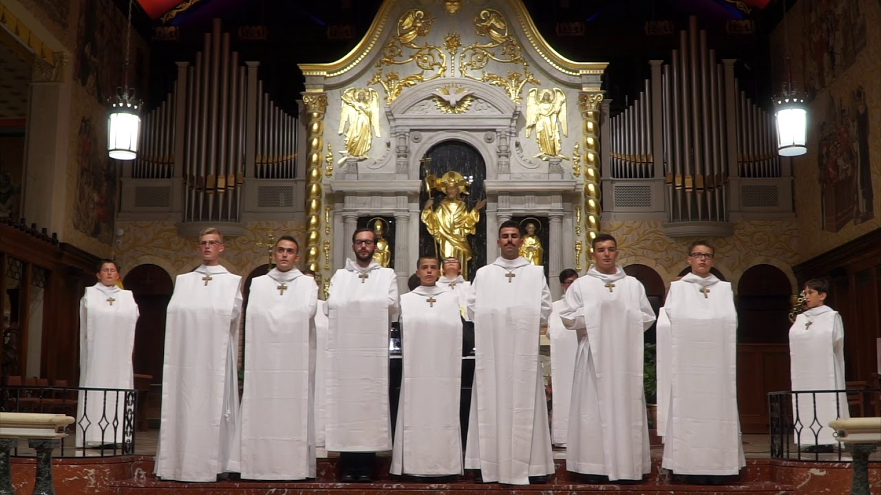 French Boys Choir in St Augustine