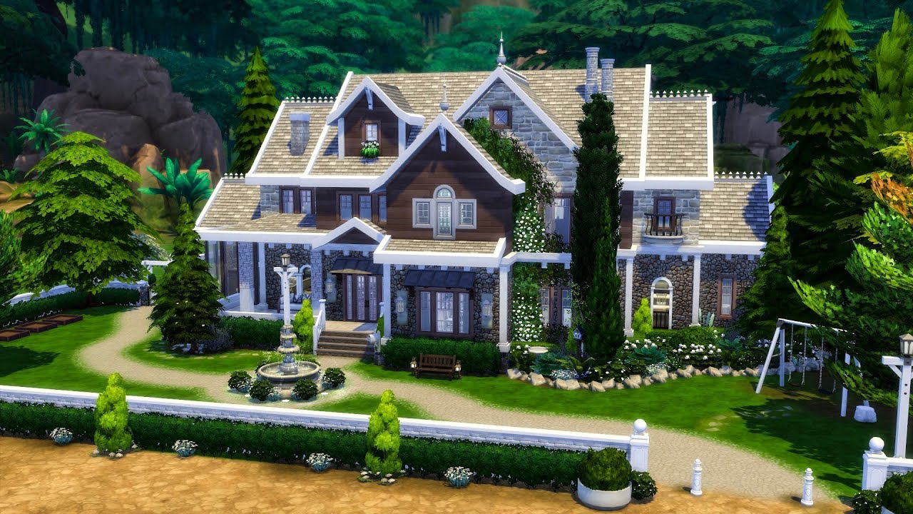 The Sims 4 || Speed Build || Mount Pleasant + Winner!
