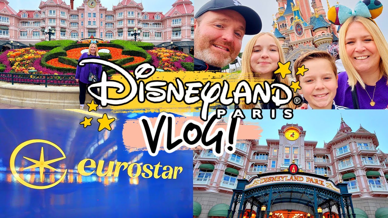DISNEYLAND PARIS VLOG 1! Travel Day, Eurostar, Newport Bay Room Tour, Snacks & More! 🏰