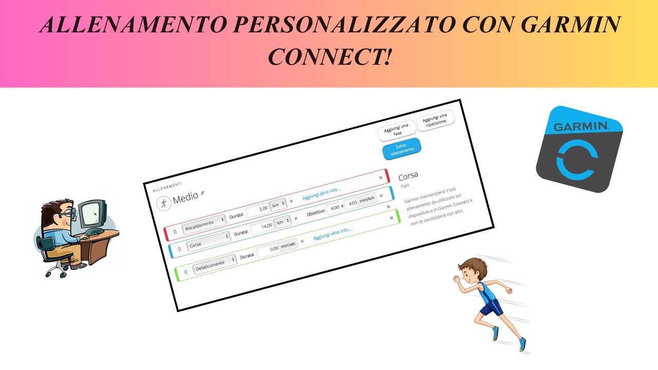 Garmin Connect: come creare un allenamento personalizzato