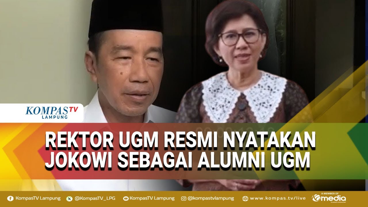 Secara Resmi Rektor UGM Tegaskan Jokowi adalah Alumni UGM