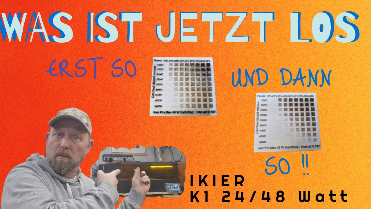 IKIER K1 24/48 Watt Support    #ikier #atomstack #diodenlaser