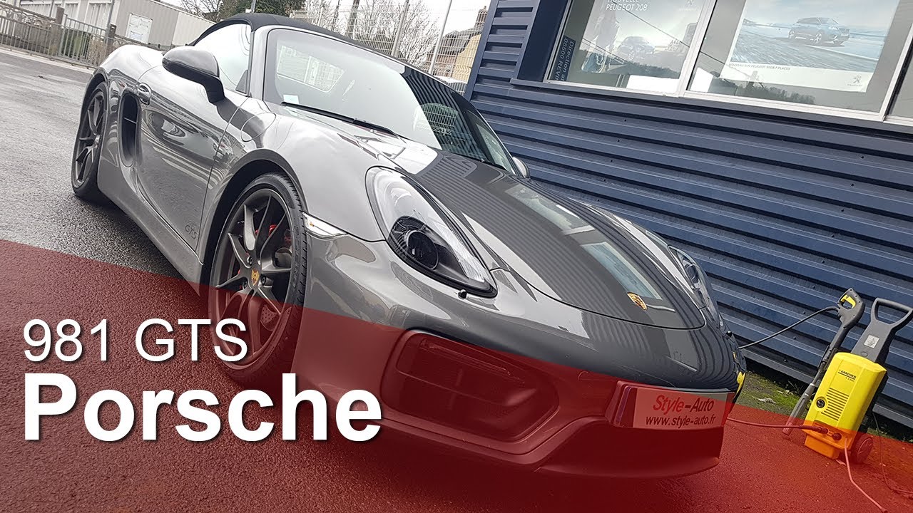Detailing Porsche Boxster 981 GTS et traitement céramique 9H.
