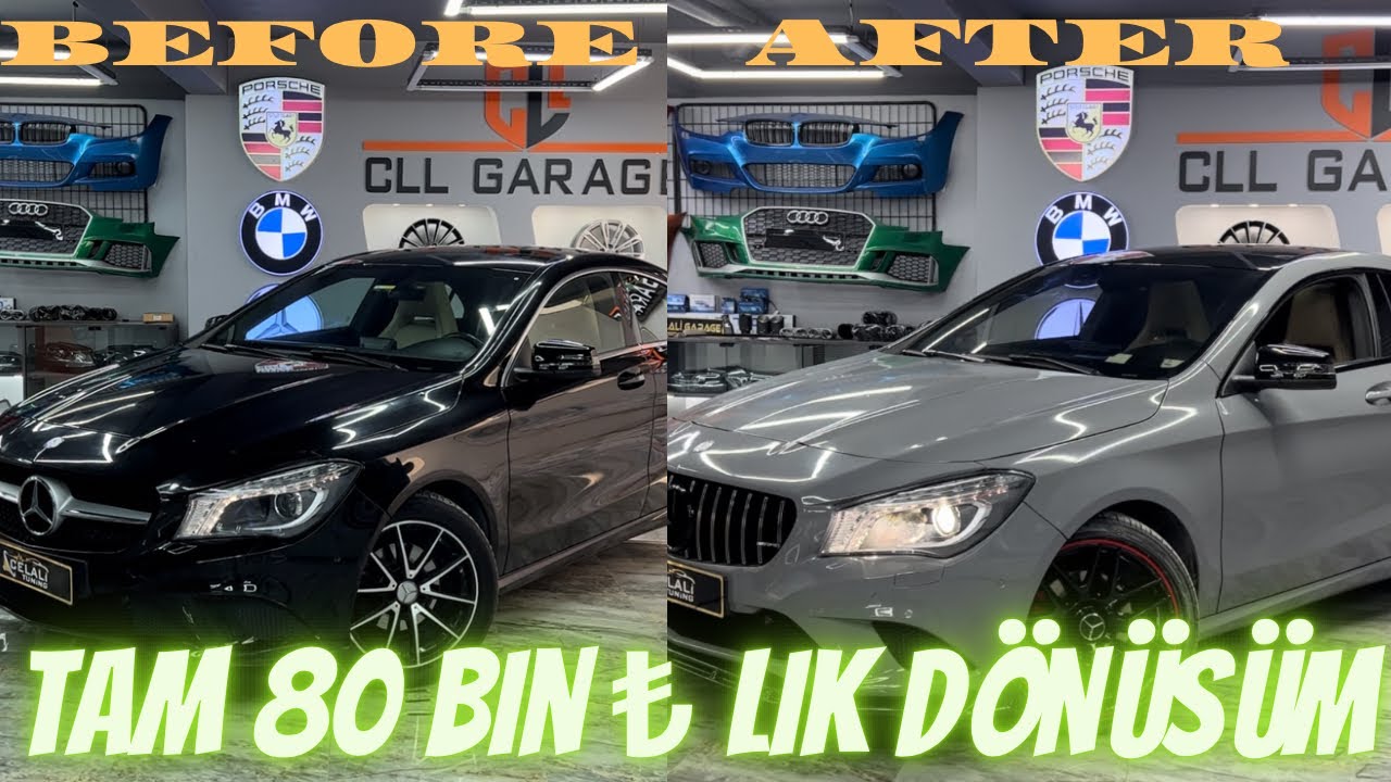 MERCEDES CLA’YA TAM 80.000₺ HARCADIK!CELALİ TUNİNG