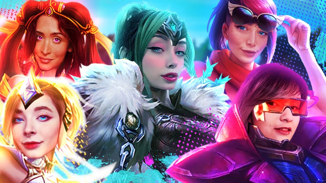 GAROTAS MÁGICAS: COMPS DE REGIÕES! (ft. Thaiga, Briny, Riyuuka, Gabruxona) | League of Legends