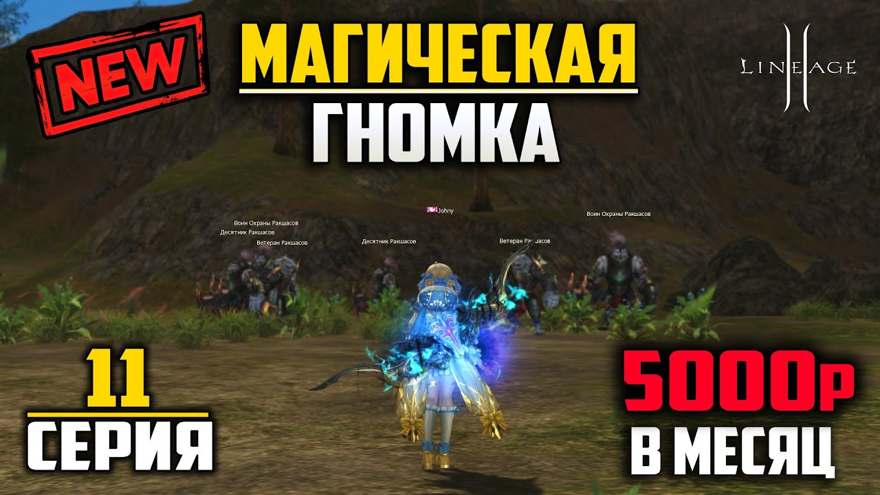 Одиннадцатая серия. Решился на заточку ПВЕ плаща! Гномка на минимальном донате в Lineage 2.