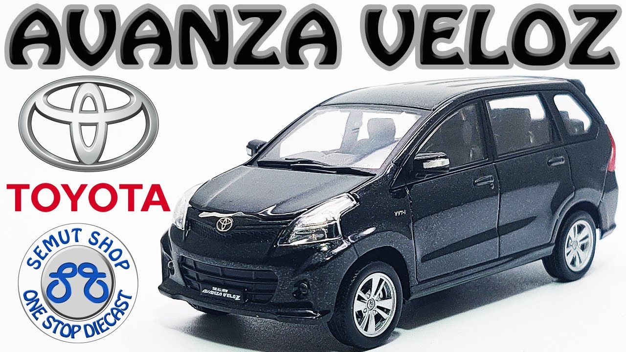 Miniatur Diecast Mobil Toyota Avanza Veloz Hitam Metalic Toyota Avanza Veloz diecast unboxing