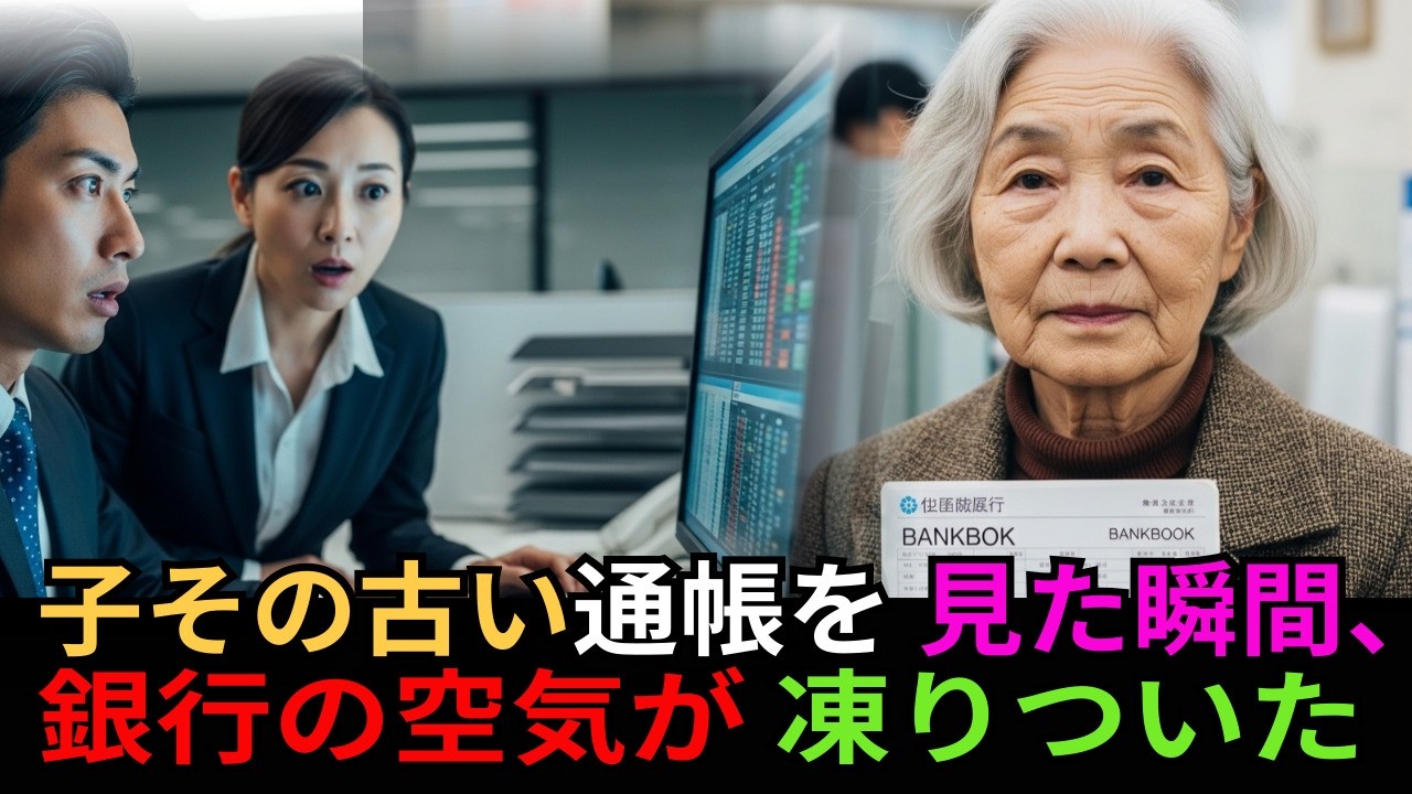 「その通帳、ただの紙だと思いました？」——笑われた老女が銀行を沈黙させた一日/人生逆転/シニアの物語