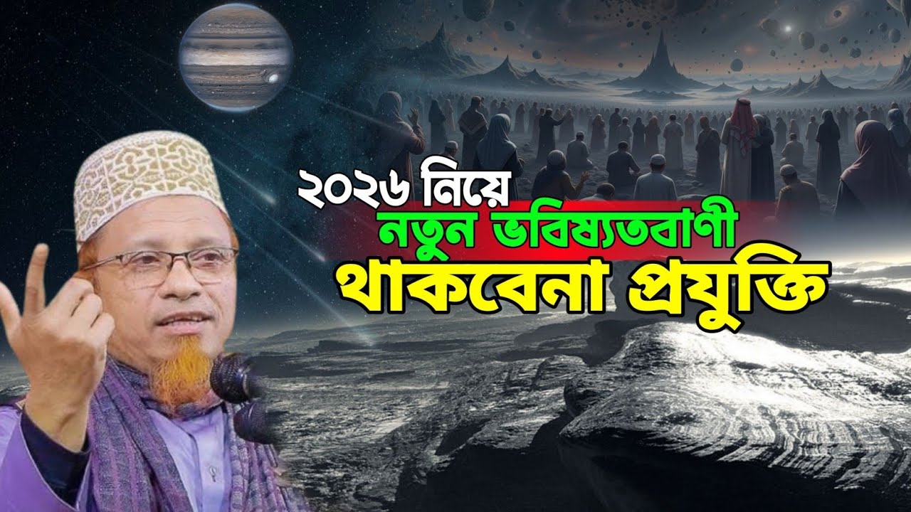 ২০২৬ সাল নিয়ে ভবি/ষ্যত%বাণী | থাক%বে/না প্রযুক্তি | কাজি ইব্রাহিম ওয়াজ | mufti kazi ibrahim 