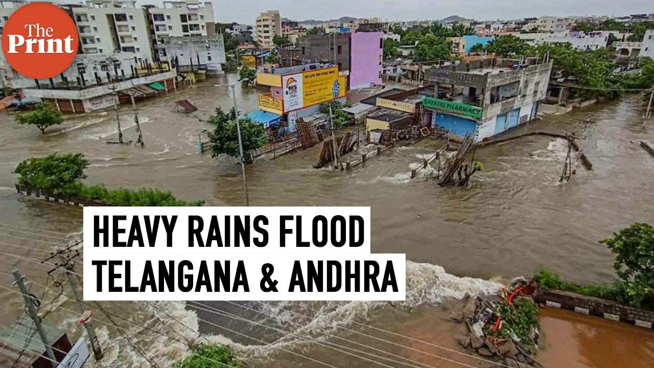Heavy rains lash Andhra Pradesh & Telangana, district administration to be on high alert